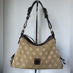 Dooney & Bourke DB monogram hobo bag.